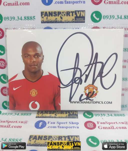 Ảnh chữ ký Quinton Fortune Manchester United 2004-2006 home signed