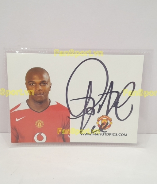 Ảnh chữ ký Quinton Fortune Manchester United 2004-2006 home signed