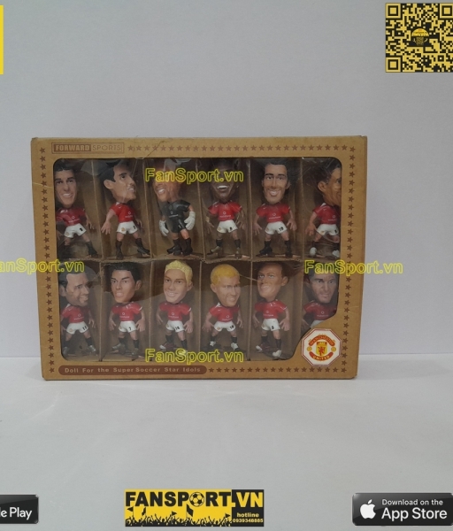 Box Manchester United Super Soccer Star Idols dolls 2004 2006 home