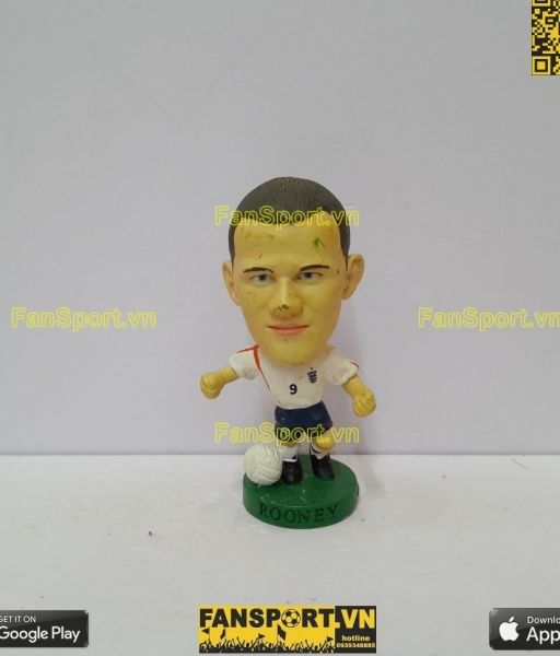 Tượng Wayne Rooney 9 England 2005 2006 2007 home corinthian PR120