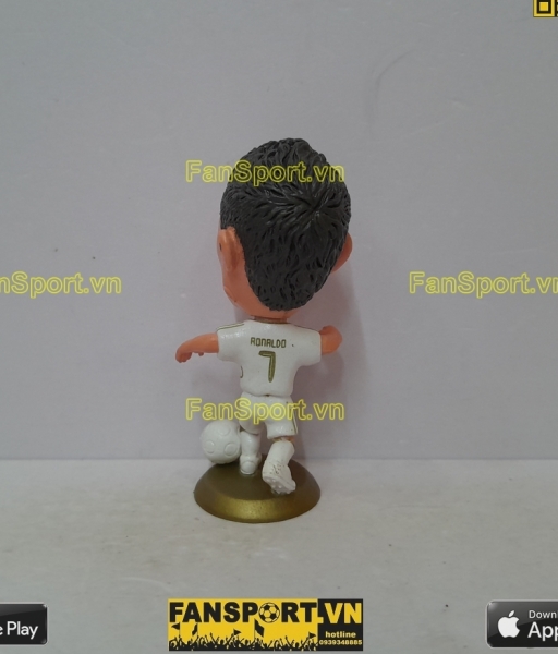 Tượng Cristiano Ronaldo 7 Real Madrid 2011 2012 home white kodoto CR7
