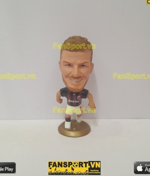Tượng David Beckham 32 AC Milan 2009 2010 home kodoto soccerwe
