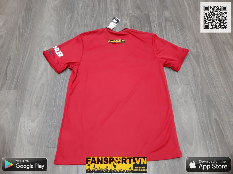 Áo đấu Manchester United 2019 2020 home shirt jersey red ED7386 BNWT