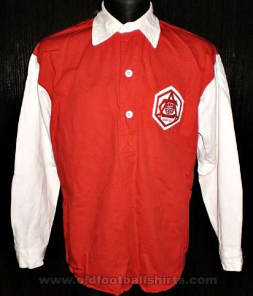 1933-1957 home Arsenal shirt jersey áo đấu bóng đá red