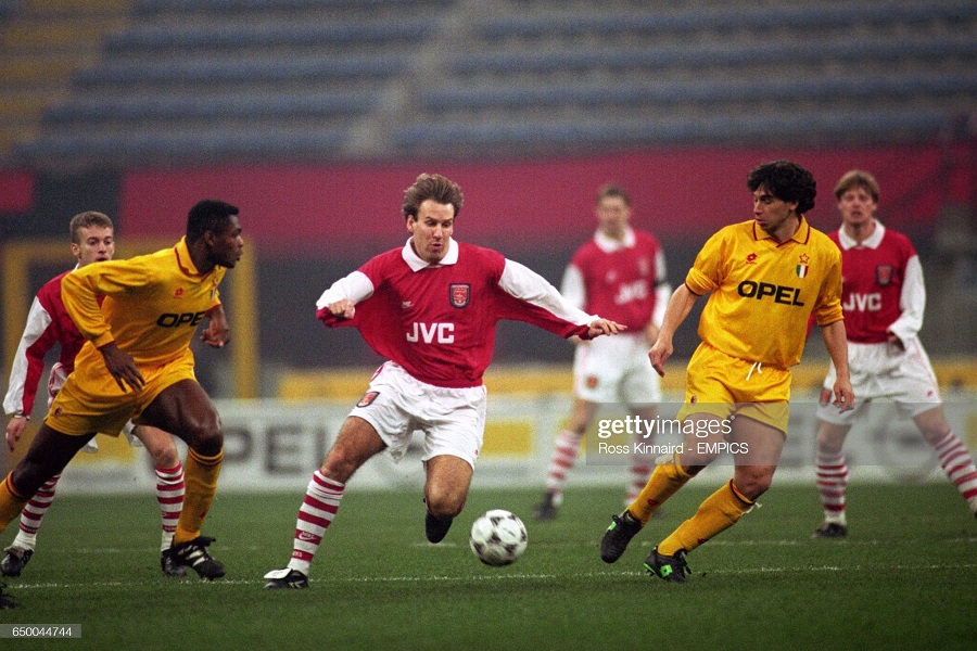 1994-1996 home Arsenal shirt jersey áo đấu bóng đá red