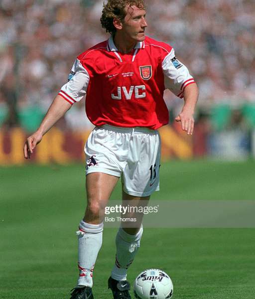 1996-1998 home Arsenal shirt jersey áo đấu bóng đá red