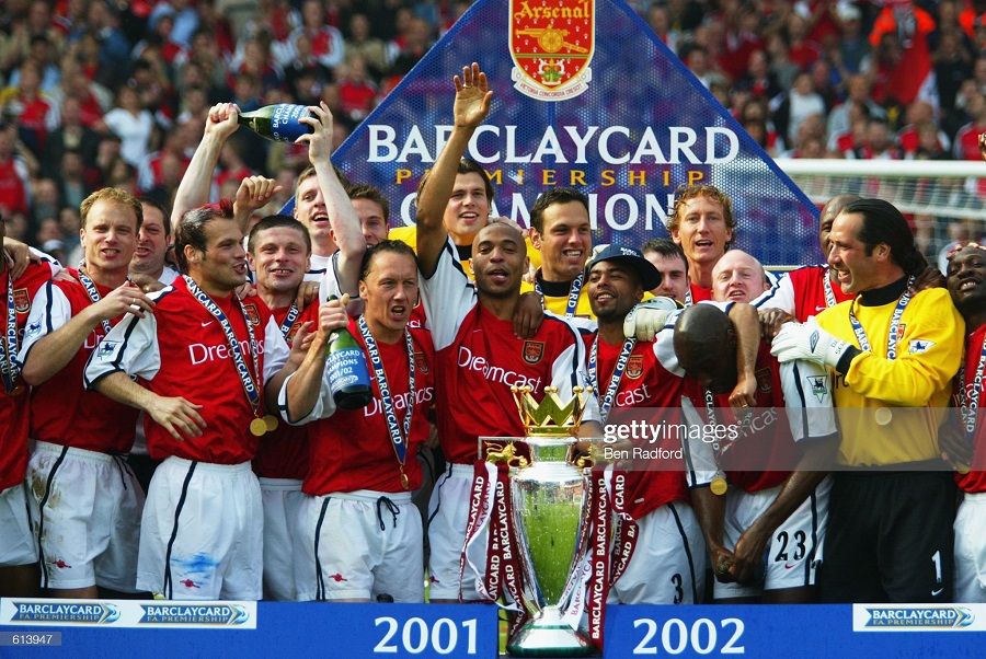 Áo đấu Arsenal 2000 2001 2002 home shirt jersey red Nike long sleeves