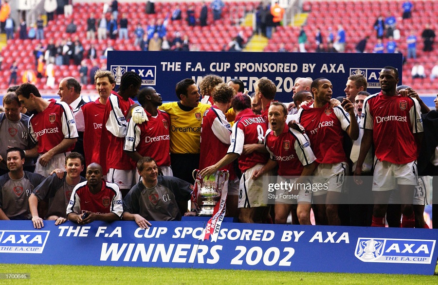 2000-2002 home Arsenal shirt jersey áo đấu bóng đá red