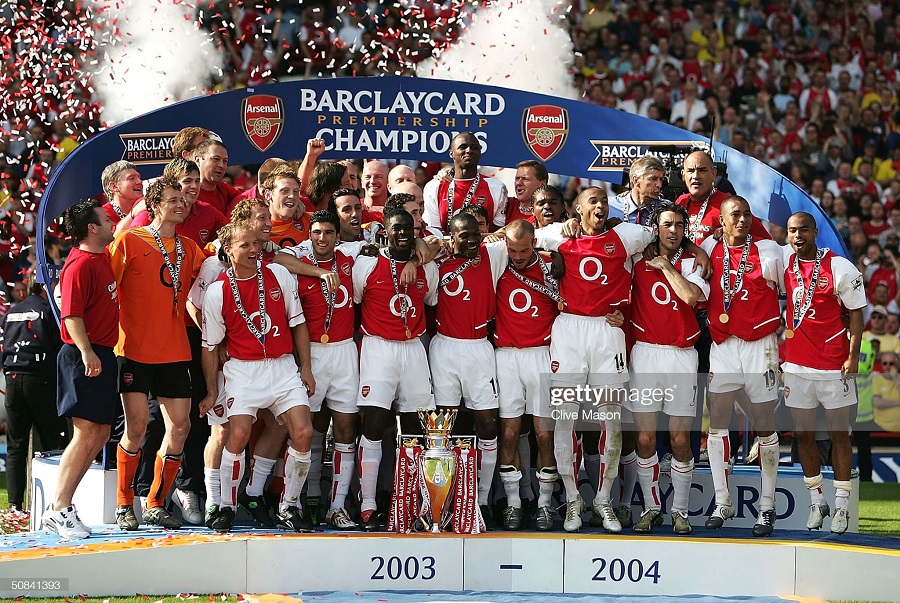 2002-2004 home Arsenal shirt jersey áo đấu bóng đá red