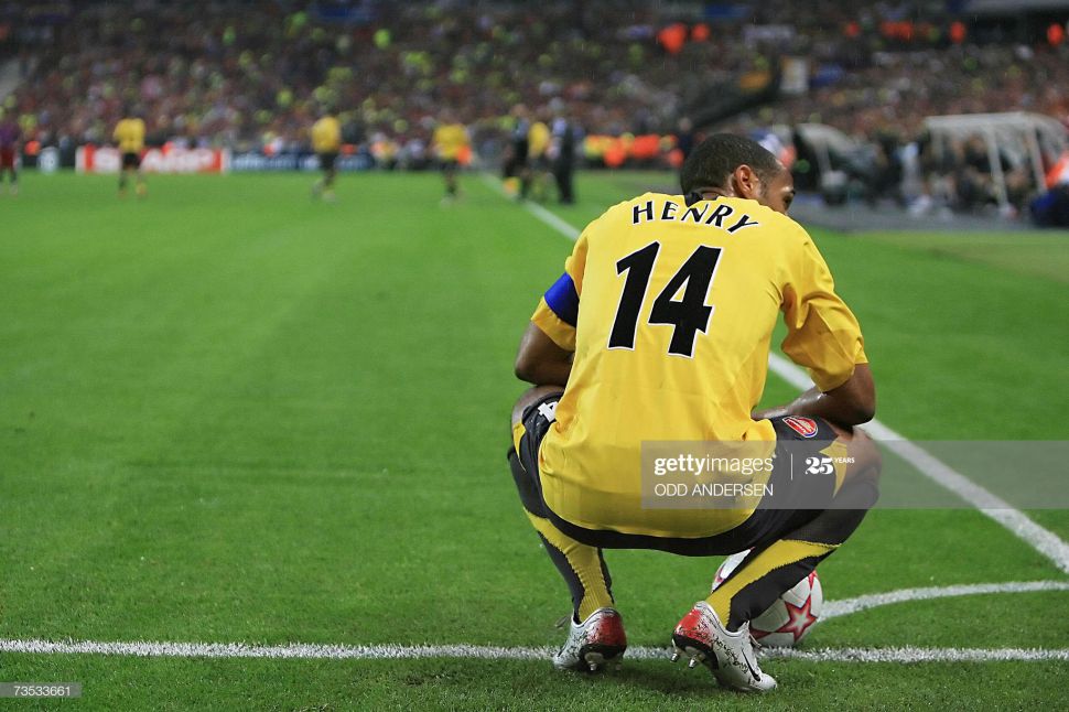 2005-2006 away Arsenal shirt jersey áo đấu bóng đá yellow