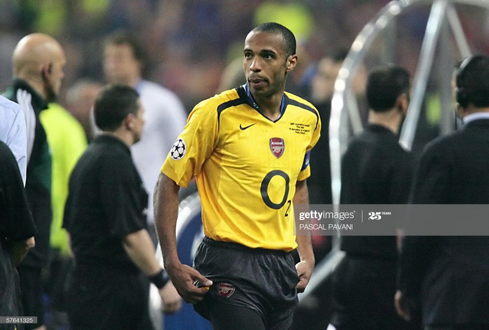 2005-2006 away Arsenal shirt jersey áo đấu bóng đá yellow
