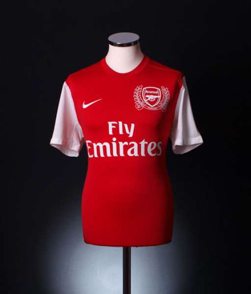 2011-2012 home Arsenal shirt jersey áo đấu bóng đá red