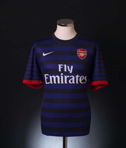 2012-2013 away Arsenal shirt jersey áo đấu bóng đá blue