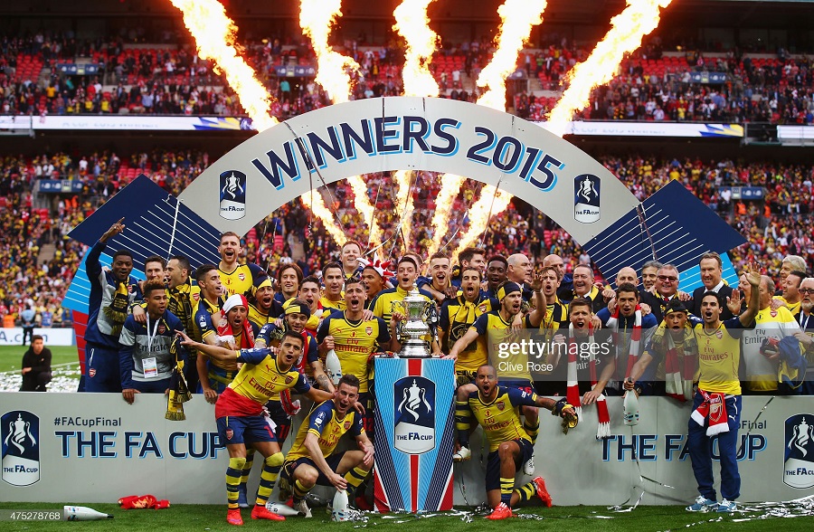 2014-2015 away Arsenal shirt jersey áo đấu bóng đá yellow