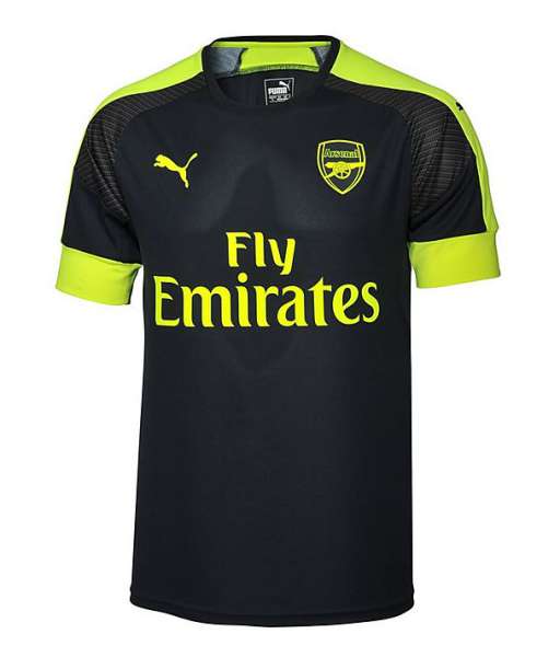 2016-2017 third Arsenal shirt jersey áo đấu bóng đá black