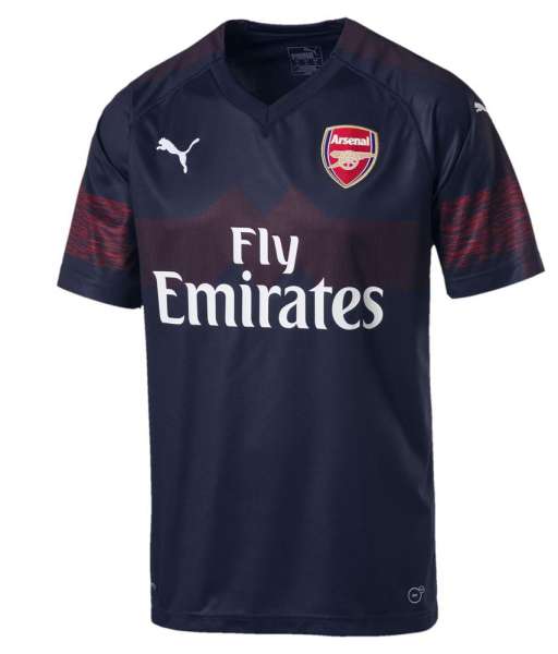 2018-2019 away Arsenal shirt jersey áo đấu bóng đá blue