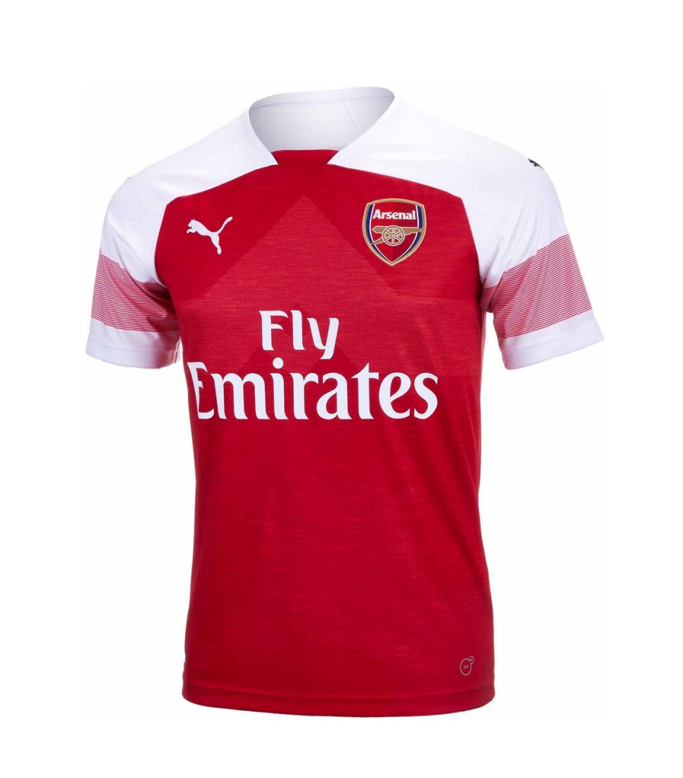 2018-2019 Home Arsenal Shirt Jersey Áo Đấu Bóng Đá Red | Fansport.Vn