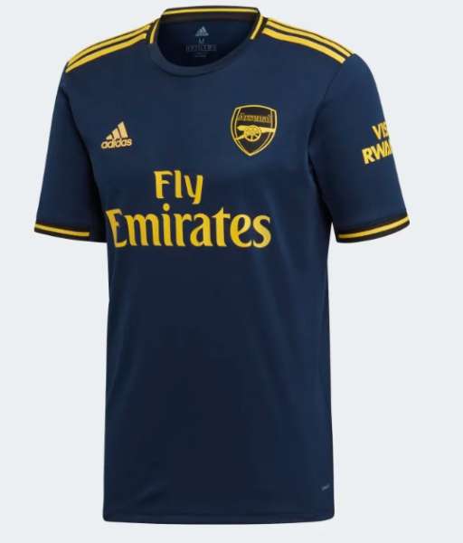 2019-2020 third Arsenal shirt jersey áo đấu bóng đá blue