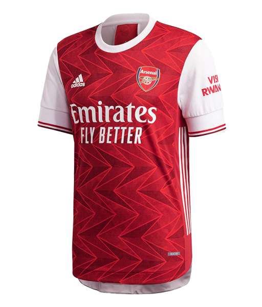 2020-2021 home Arsenal shirt jersey áo đấu bóng đá red