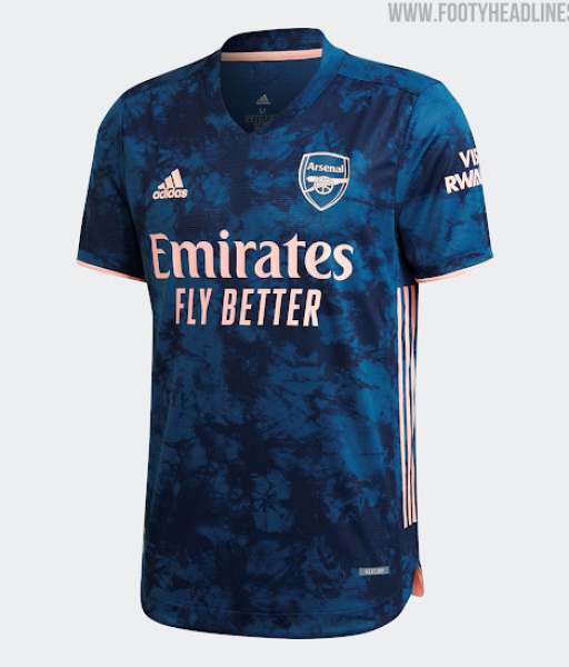 2020-2021 third Arsenal shirt jersey áo đấu bóng đá white