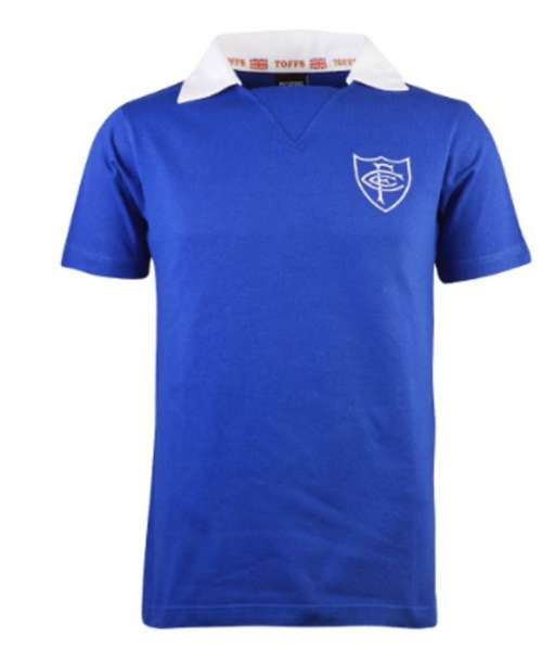 1953-1955 home Chelsea shirt jersey áo đấu bóng đá blue