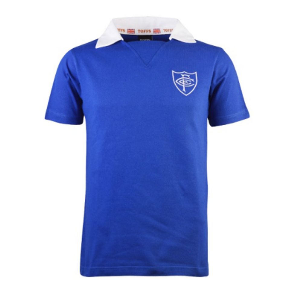 1953-1955 home Chelsea shirt jersey áo đấu bóng đá blue