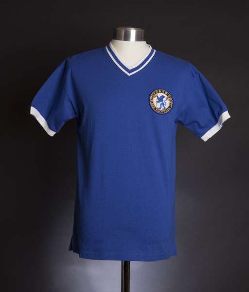 1960-1961 home Chelsea shirt jersey áo đấu bóng đá blue
