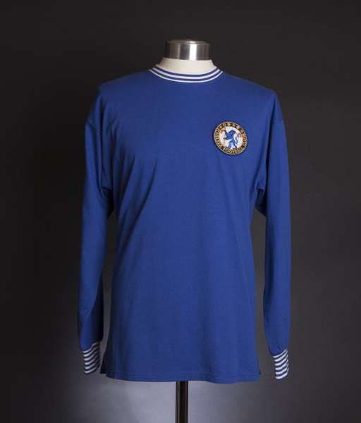1961-1964 home Chelsea shirt jersey áo đấu bóng đá blue
