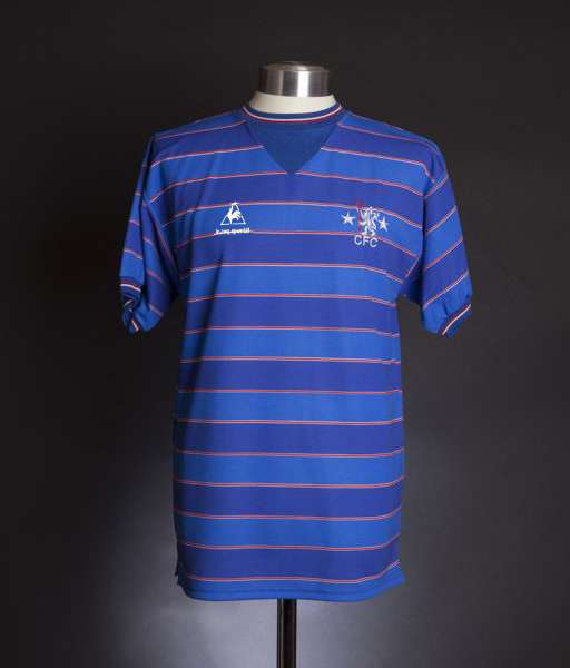 1984-1985 home Chelsea shirt jersey áo đấu bóng đá blue