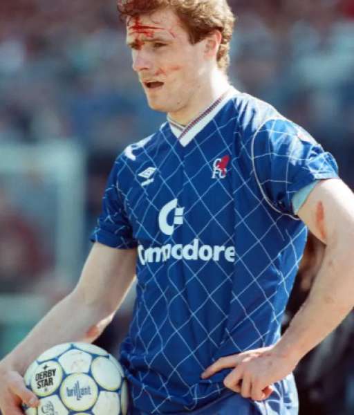 1987-1989 home Chelsea shirt jersey áo đấu bóng đá blue
