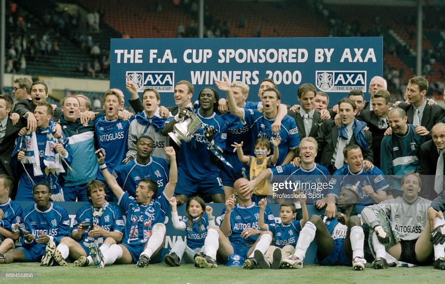 1999-2001 home Chelsea shirt jersey áo đấu bóng đá blue