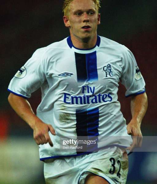 2003-2005 away third Chelsea shirt jersey áo đấu bóng đá white