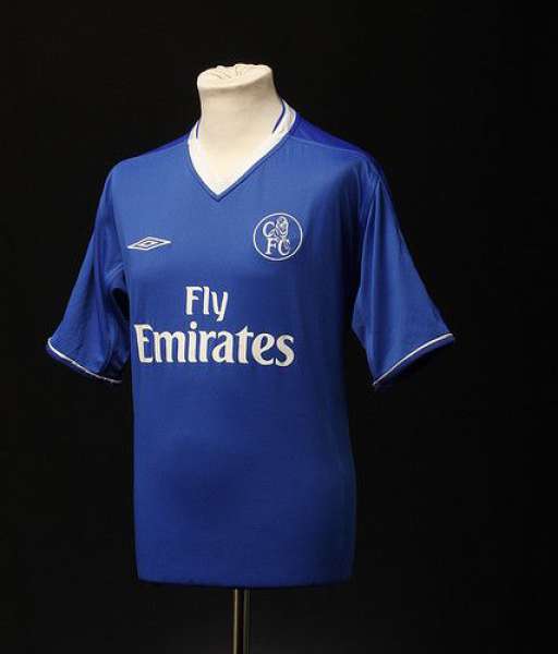 2003-2005 home Chelsea shirt jersey áo đấu bóng đá blue