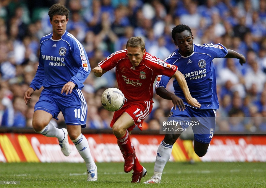 2006-2008 home Chelsea shirt jersey áo đấu bóng đá blue