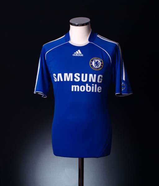 2006-2008 home Chelsea shirt jersey áo đấu bóng đá blue