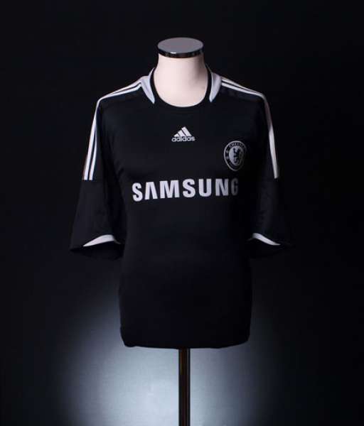 2008-2009 away Chelsea shirt jersey áo đấu bóng đá black