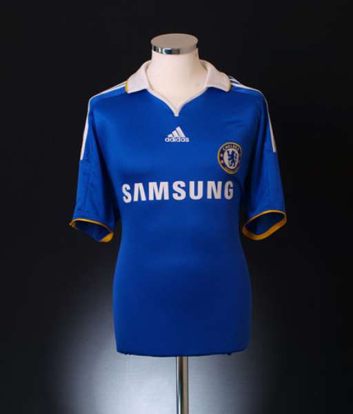 2008-2009 home Chelsea shirt jersey áo đấu bóng đá blue