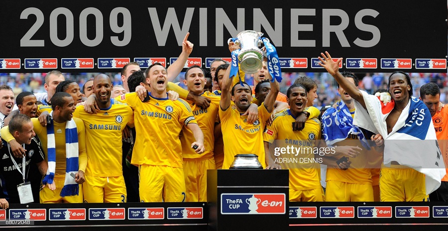 2008-2009 third Chelsea shirt jersey áo đấu bóng đá yellow