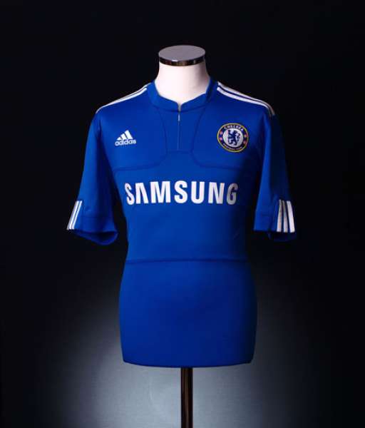 2009-2010 home Chelsea shirt jersey áo đấu bóng đá blue