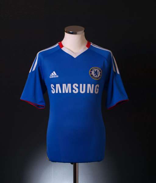2010-2011 home Chelsea shirt jersey áo đấu bóng đá blue