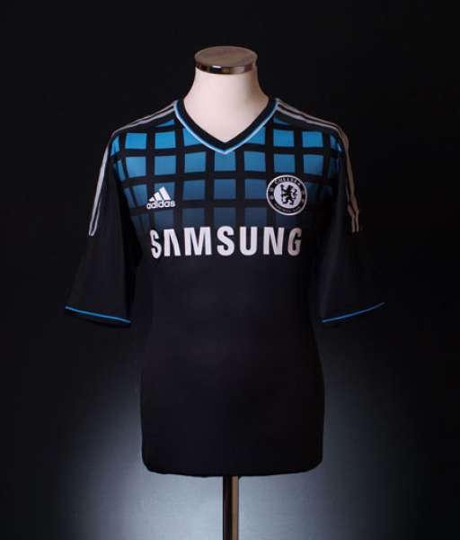 2011-2012 away Chelsea shirt jersey áo đấu bóng đá black