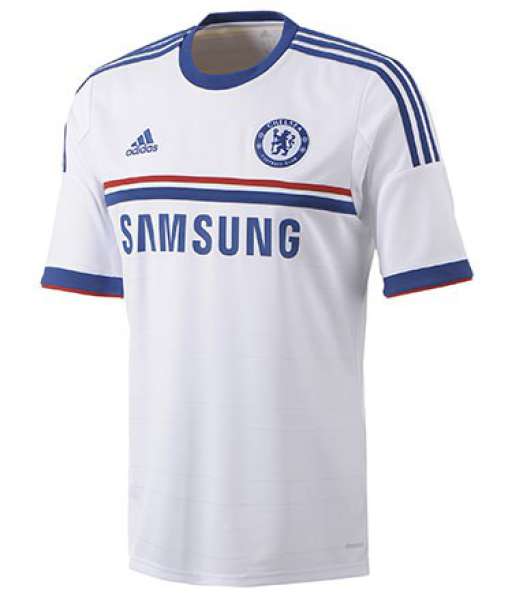2013-2014 away Chelsea shirt jersey áo đấu bóng đá white