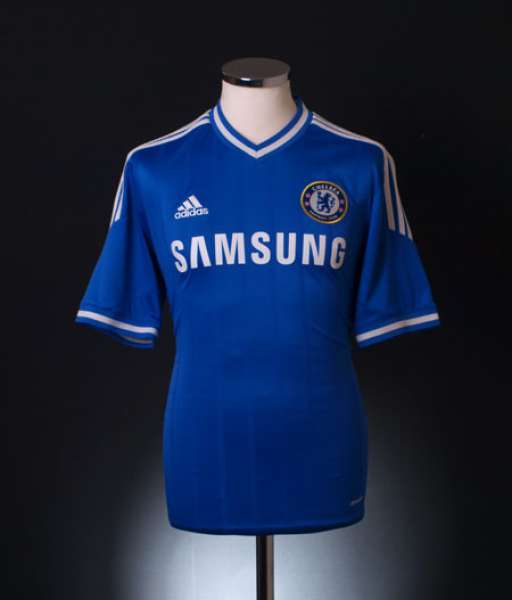 2013-2014 home Chelsea shirt jersey áo đấu bóng đá blue