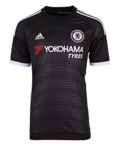 2015-2016 third Chelsea shirt jersey áo đấu bóng đá black