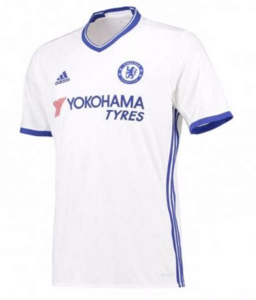 2016-2017 third Chelsea shirt jersey áo đấu bóng đá white