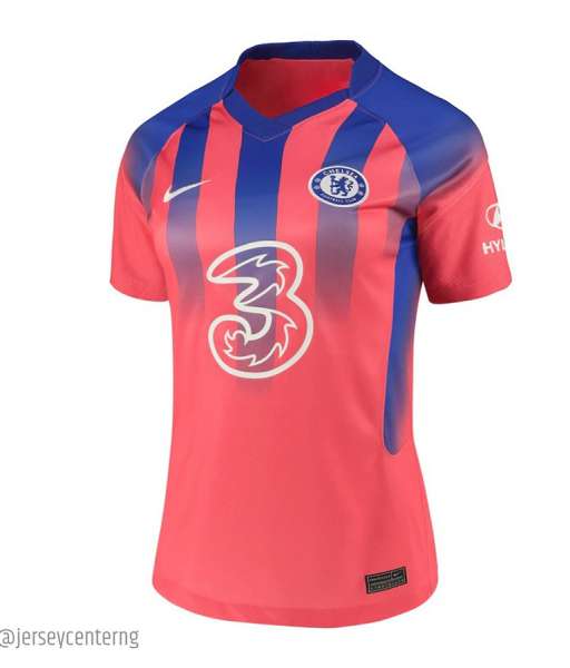 2020-2021 third Chelsea shirt jersey áo đấu bóng đá pink CK7817-851