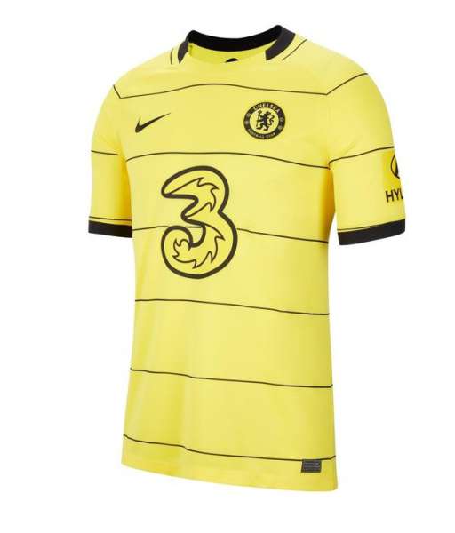 2021-2022 away Chelsea shirt jersey áo đấu bóng đá yellow CV7888-732