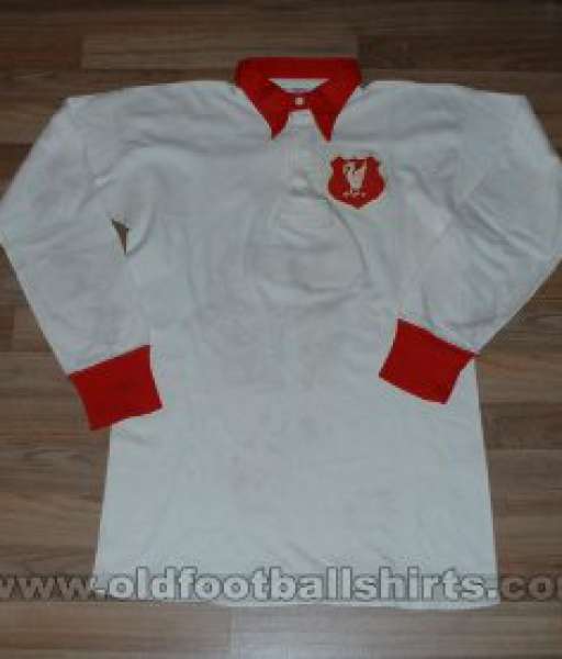 1949-1950 away Liverpool shirt jersey áo đấu bóng đá white
