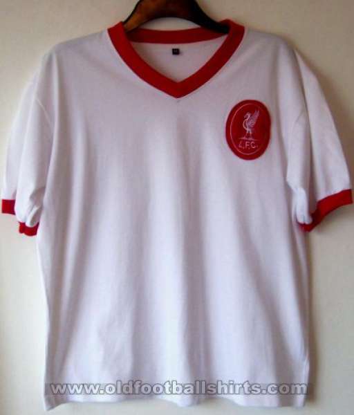 1957-1963 away Liverpool shirt jersey áo đấu bóng đá white