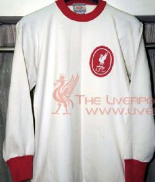1964-1968 away Liverpool shirt jersey áo đấu bóng đá white